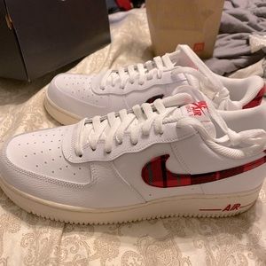 Nike Air Force one lvl ‘07 tartan plaid men 10.5